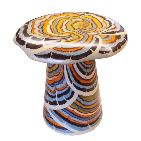Silvia Furmanovich Marquetry Mushroom Stool