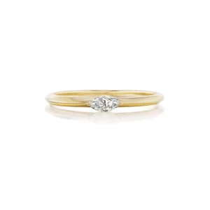 Tiny Gods Marquis Diamond Stacker Band