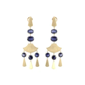 Sylva & Cie Maya Iolite Earrings