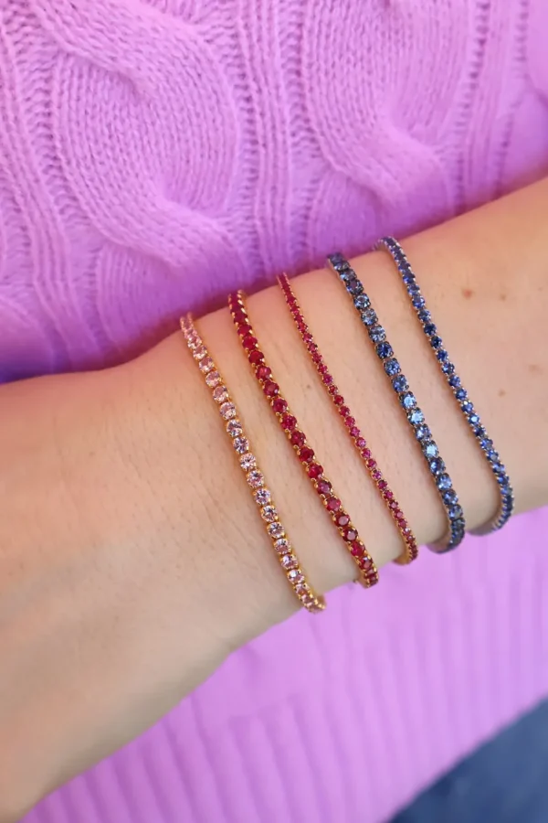 Tiny Gods Medium Invisible Blue Sapphire Bracelet