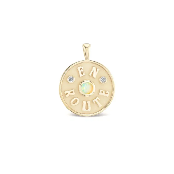 Marlo Laz Medium Opal En Route Pendant