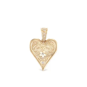 Marlo Laz Medium Southwestern Heart Charm