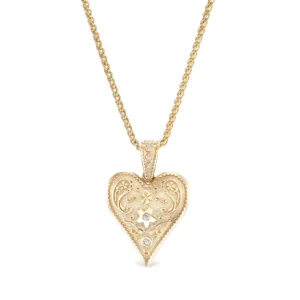 Marlo Laz Medium Southwestern Heart Charm