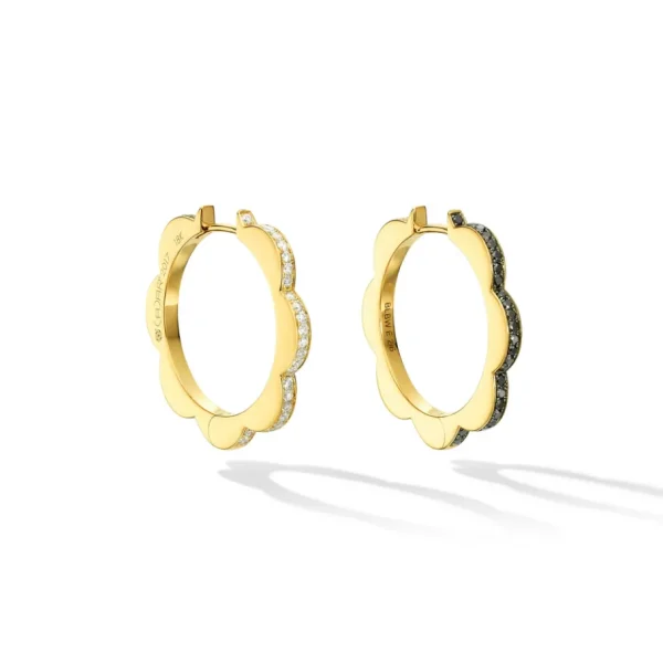 Cadar Medium Triplet Hoop Earrings