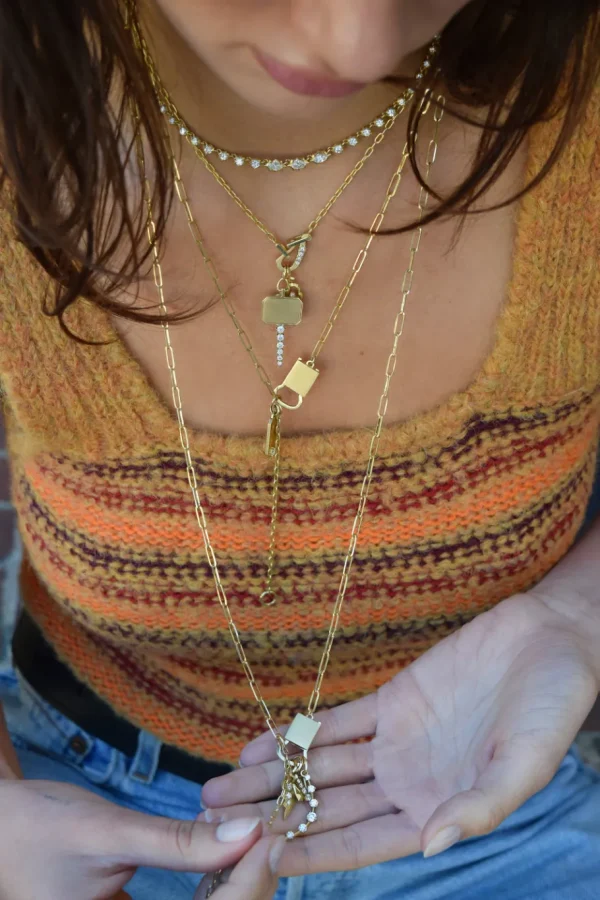 Jade Trau Mini Diamond Lola Necklace