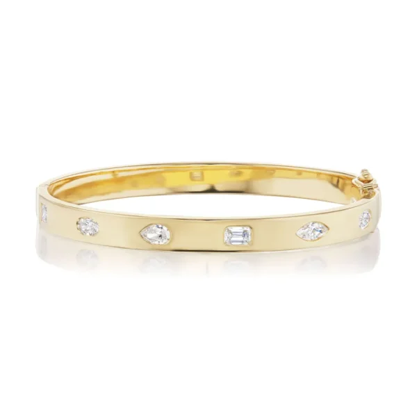 TinyGods Multi-Shape Diamond Bangle