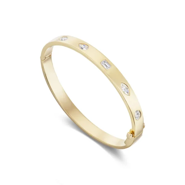 TinyGods Multi-Shape Diamond Bangle