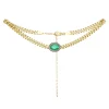 Venyx Muzo Emerald Oval Choker