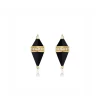 Sorellina Onyx Pietra Studs