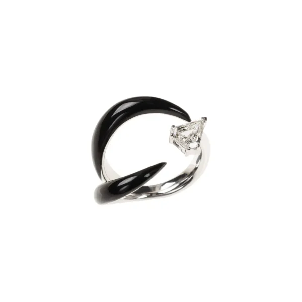 Nikos Koulis Oui Corner Diamond Ring