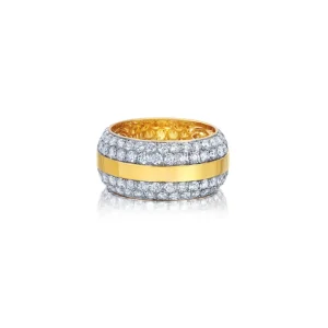Graziela Ouro Diamond Band Ring