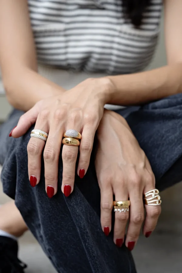Graziela Ouro Diamond Band Ring