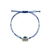 Yvonne Léon Paris Rive Blue Cord Bracelet
