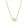 TinyGods Pear Diamond Solitaire Pendant