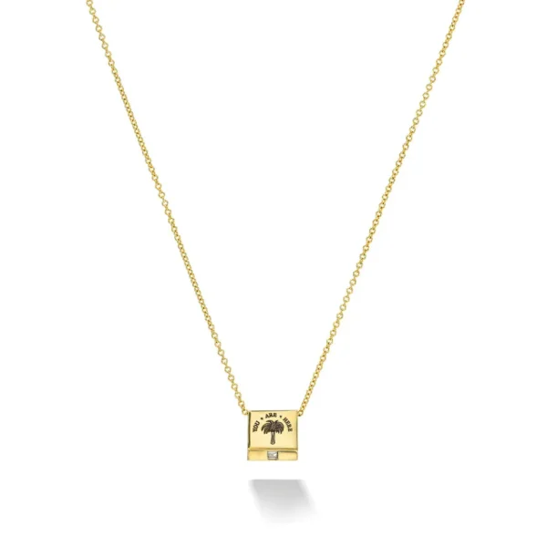 Retrouvai Petite Matchbook Pendant