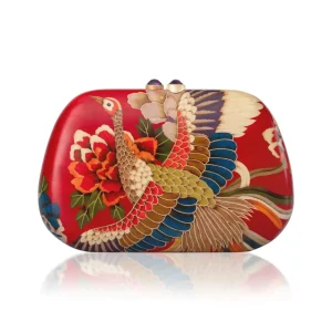 Silvia Furmanovich Pheasant Marquetry Clutch