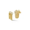 Jade Trau Posey Chain Loop Earrings