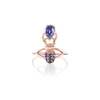 Daniela Villegas Purple Sapphire Khepri Ring