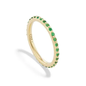 Orly Marcel Radiate Stacking Ring- Emerald