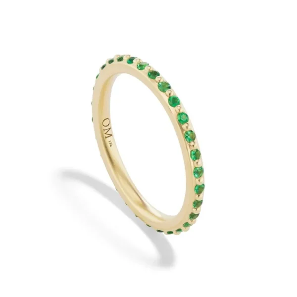 Orly Marcel Radiate Stacking Ring- Emerald