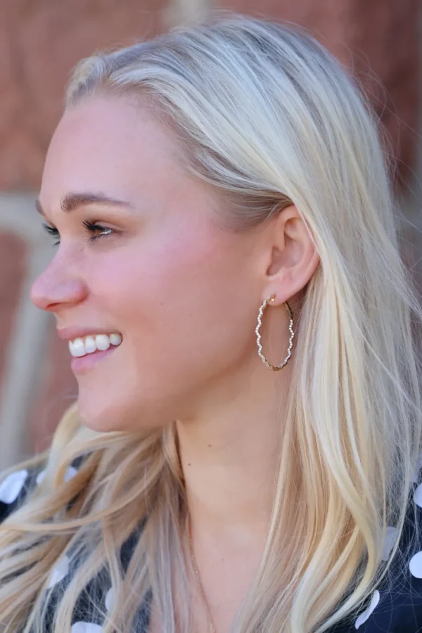 Graziela Rio Diamond Inside Outside Hoop Earrings
