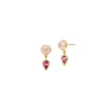 Sauer Rubellite Uirapuru Earrings