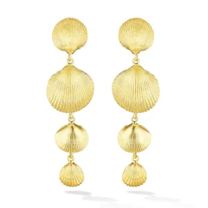 Cadar Shell Drop Earrings