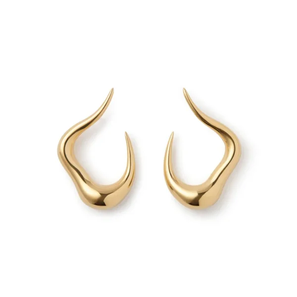 Fernando Jorge Small Bold Stream Open Earrings
