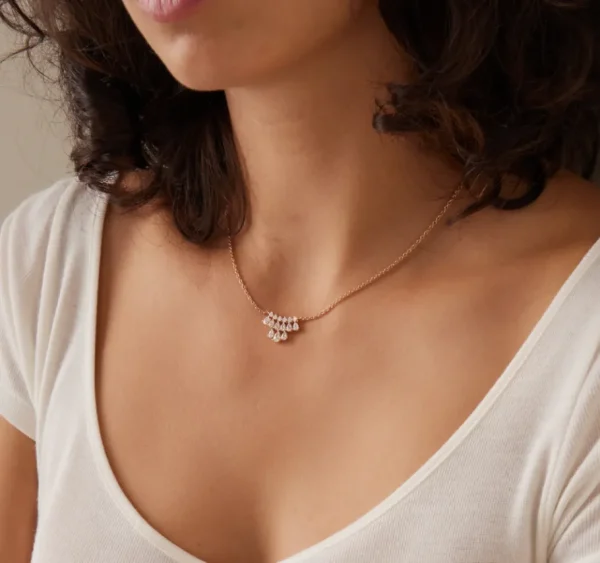 Anita Ko Small Daphne Diamond Necklace
