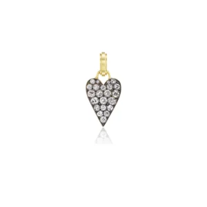 Sylva & Cie Small Diamond Heart Pendant