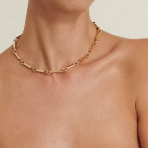 Lauren Rubinski Small Elliot Link Necklace