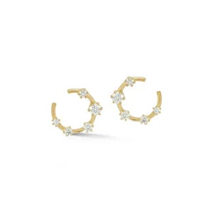 Jade Trau Small Kismet Diamond Hoops