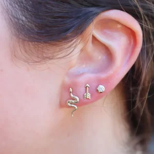 TinyGods Snake Studs
