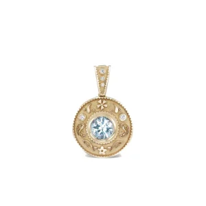 Marlo Laz Southwestern Aquamarine Charm
