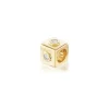Tiny Gods Squared Diamond Studded Rondelle Bead