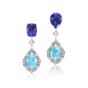 Arunashi Tanzanite & Opal Drop Earrings