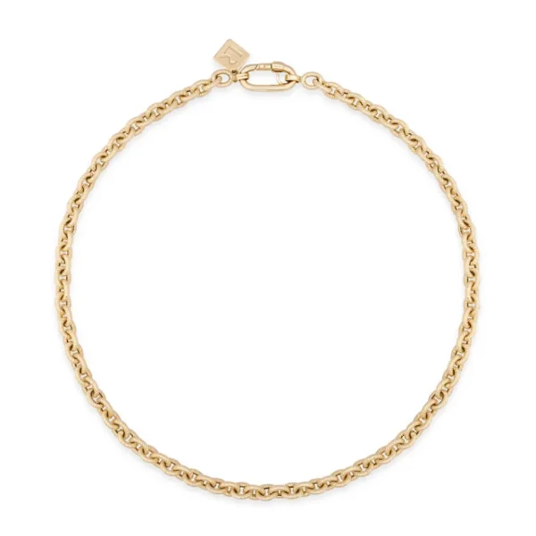Lauren Rubinski Textured Lee Cable Short Chain