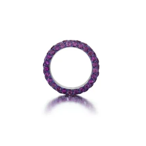 Graziela Three Sided Amethyst Ring