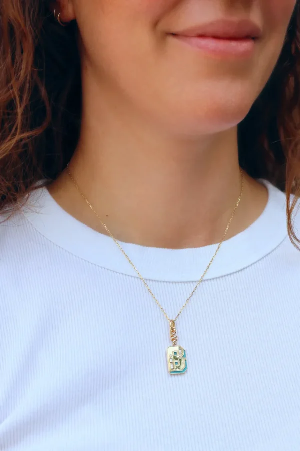 Boochier Turquoise "B" Charm