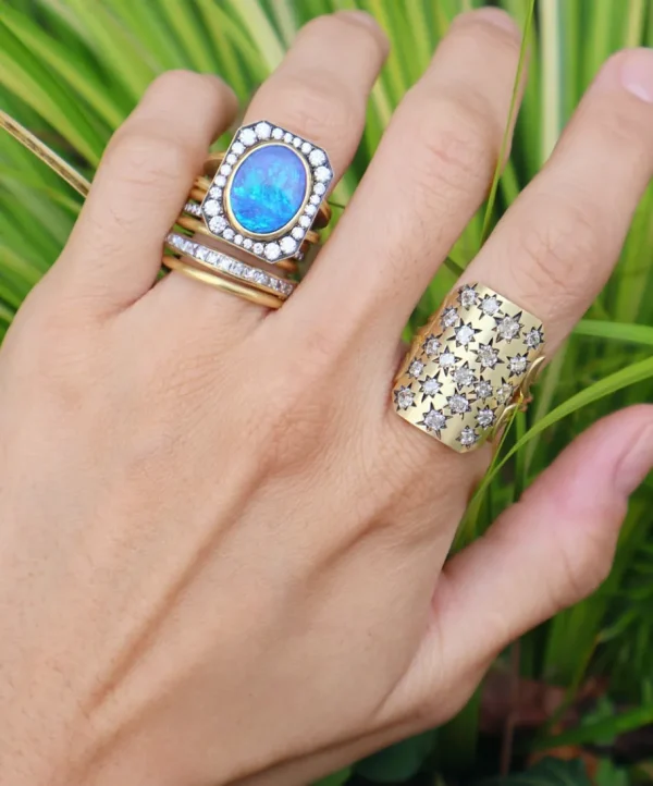 Sylva & Cie Twinkle Ten Table Ring