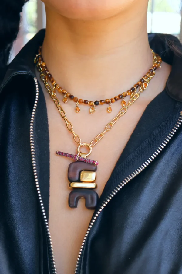 Sauer Uirapuru Tiger's Eye Necklace