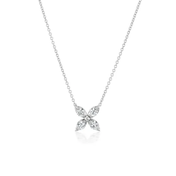 TinyGods White Gold Mariposa Pendant