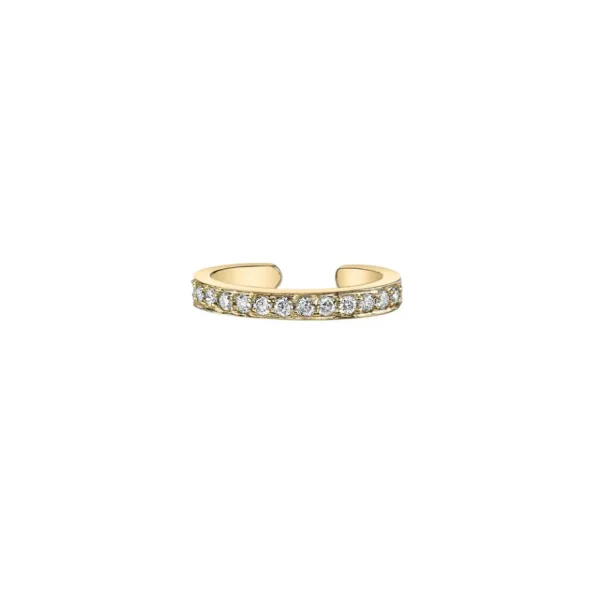 Anita Ko White Gold Single Row Diamond Ear Cuff