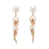 Bibi Van Der Velden White Pearl Jellyfish Drop Earrings