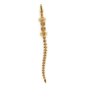 Bibi Van Der Velden XL Alligator Vertebrae Bite Earring