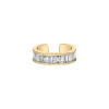 Anita Ko Yellow Gold Diamond Baguette Ear Cuff