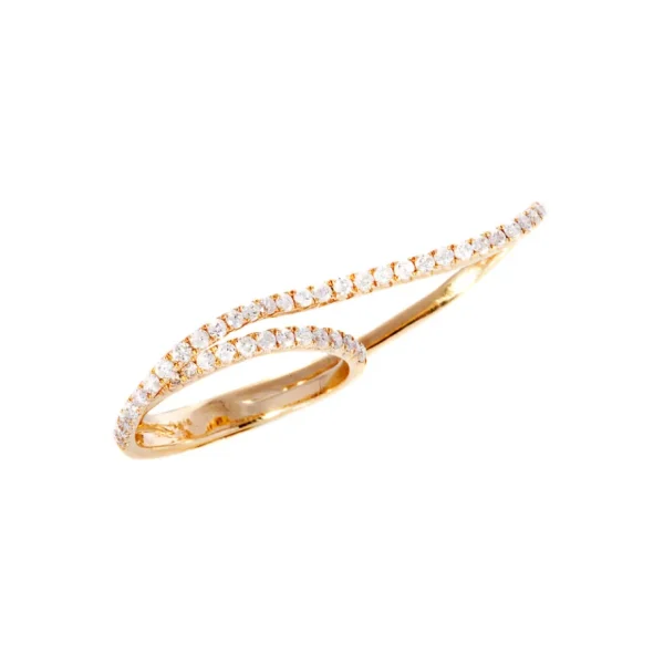 Graziela Yellow Gold Double Dynamite Ring