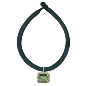 Sauer Yvonne Prasiolite Silk Choker